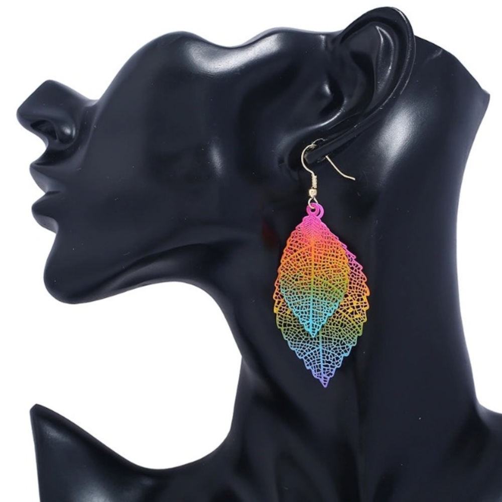 NEW!💙💎COLORFUL! BRIGHT & BOLD LEAVES💎💙ADORABLE - Picture 3 of 8
